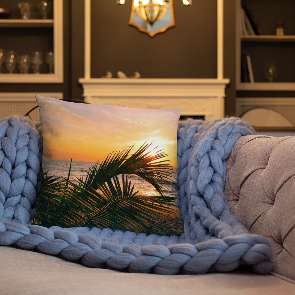 Golden Sunset Pillow