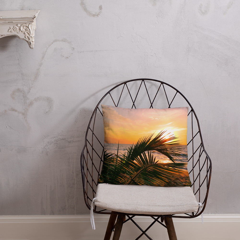 Golden Sunset Pillow