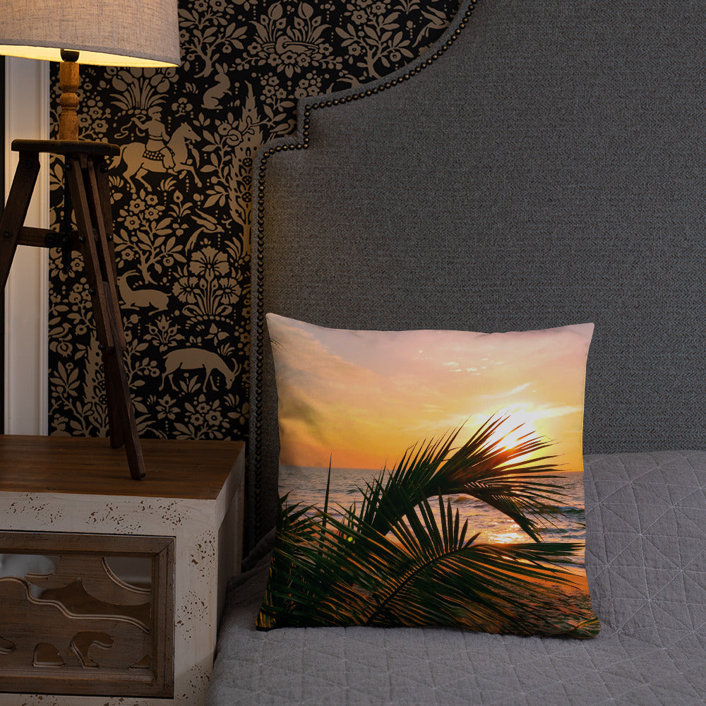 Golden Sunset Pillow
