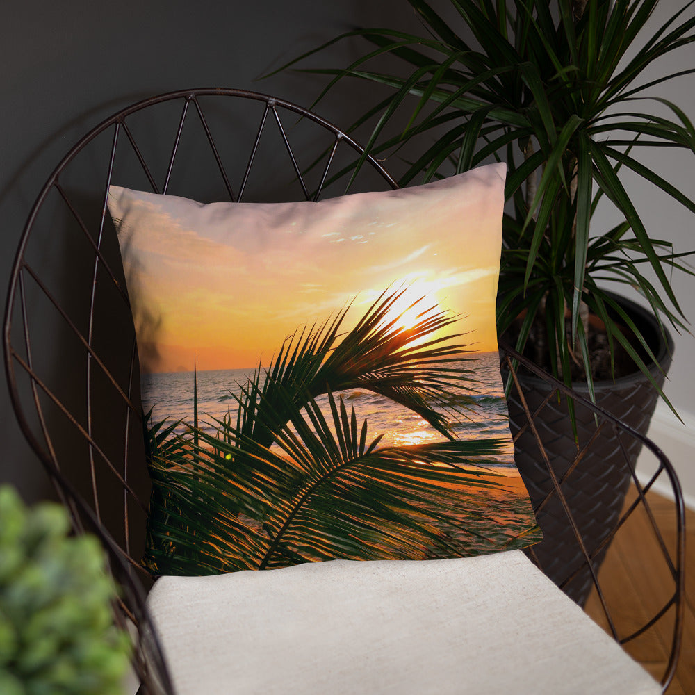 Golden Sunset Pillow