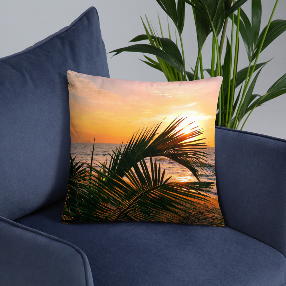 Golden Sunset Pillow
