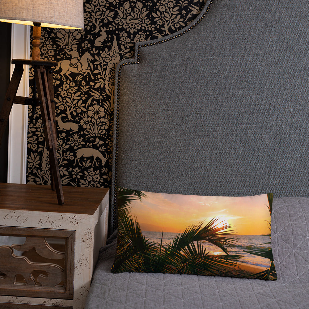 Golden Sunset Pillow