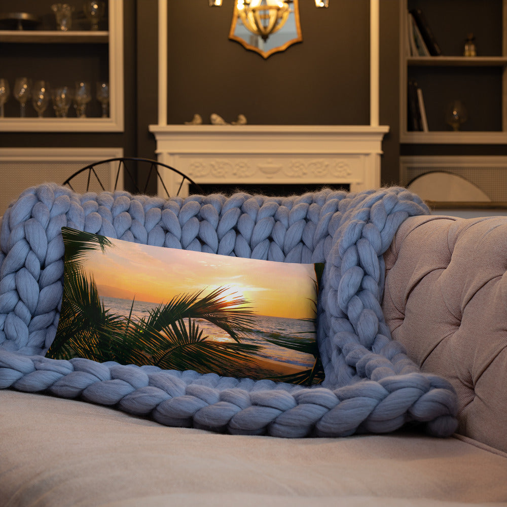 Golden Sunset Pillow
