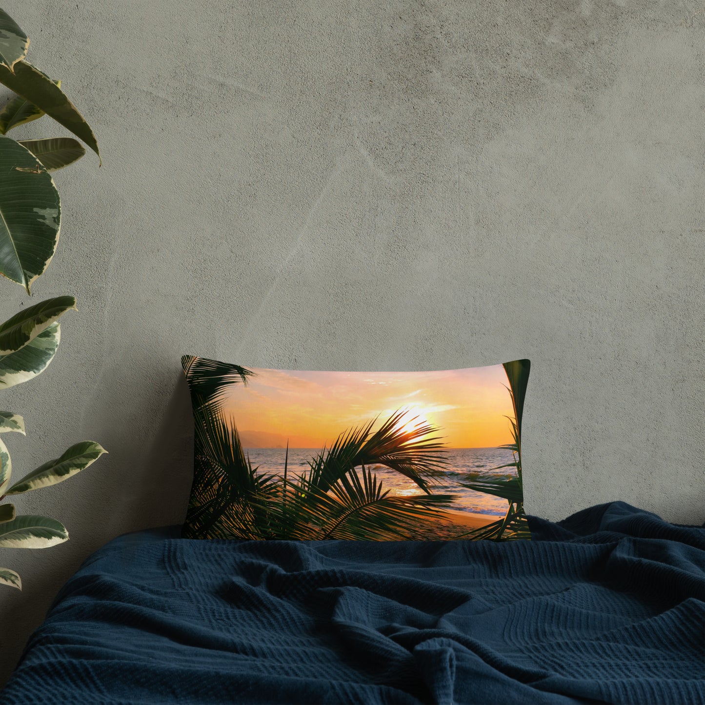 Golden Sunset Pillow