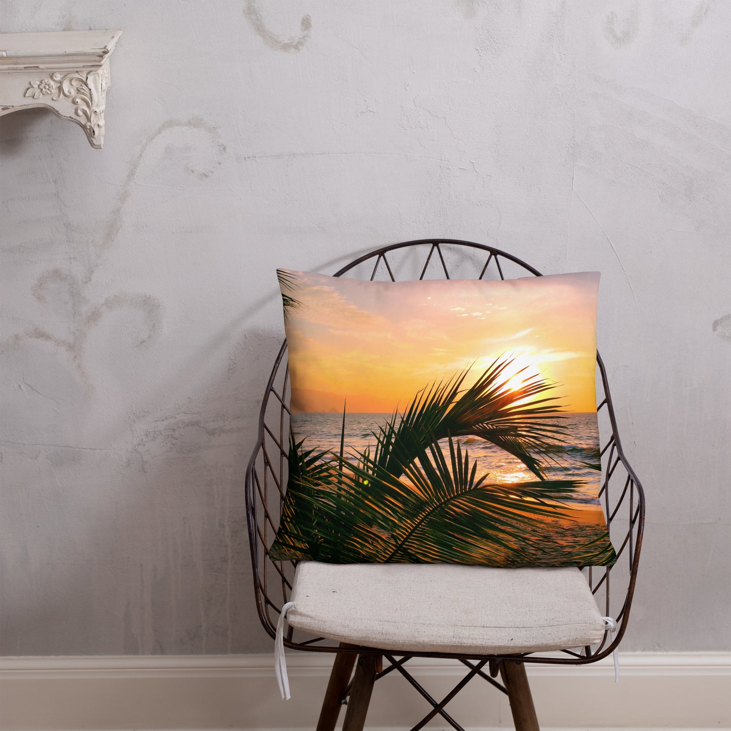 Golden Sunset Pillow