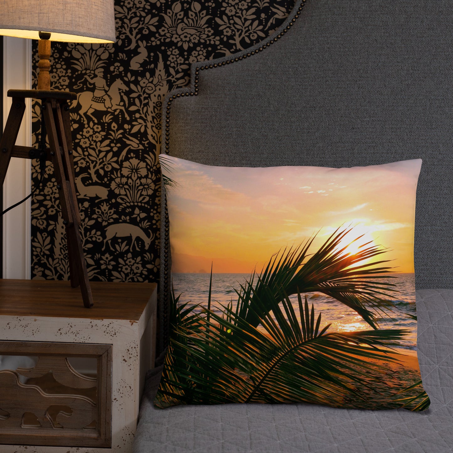 Golden Sunset Pillow