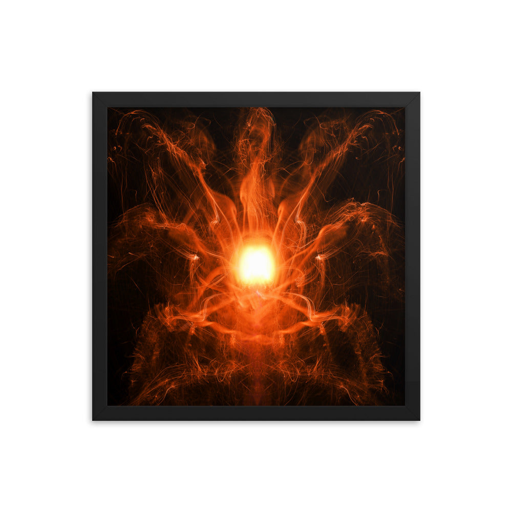 Eruption Framed poster