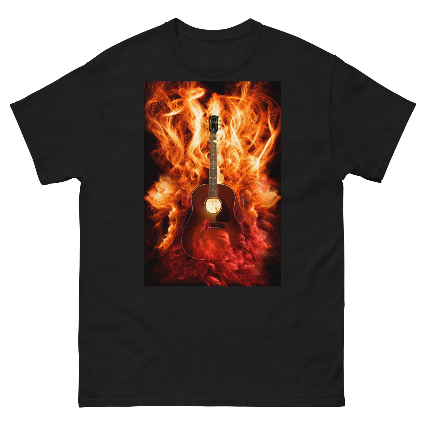 Fire Guitar tee