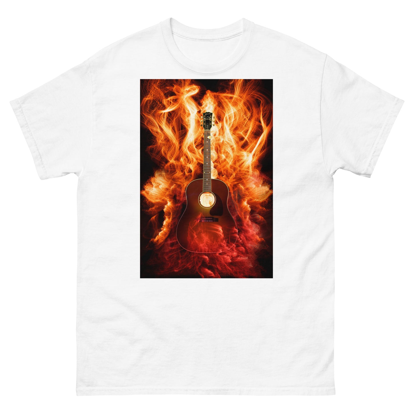 Fire Guitar tee