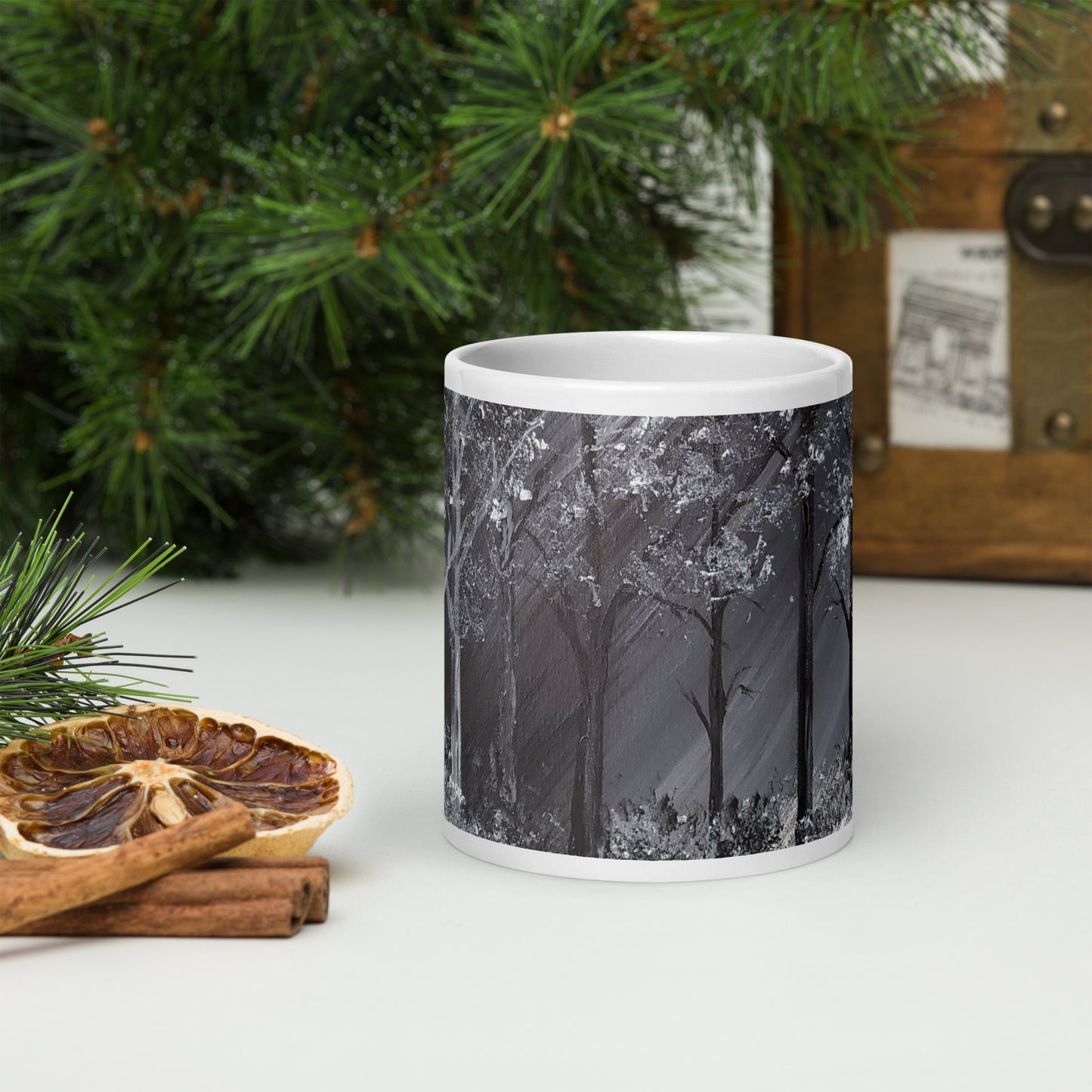 Snowy Forest mug