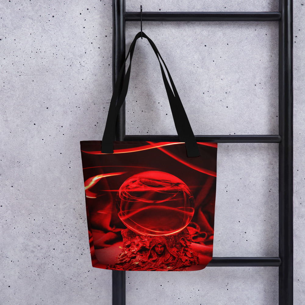 Red Crystal Ball bag