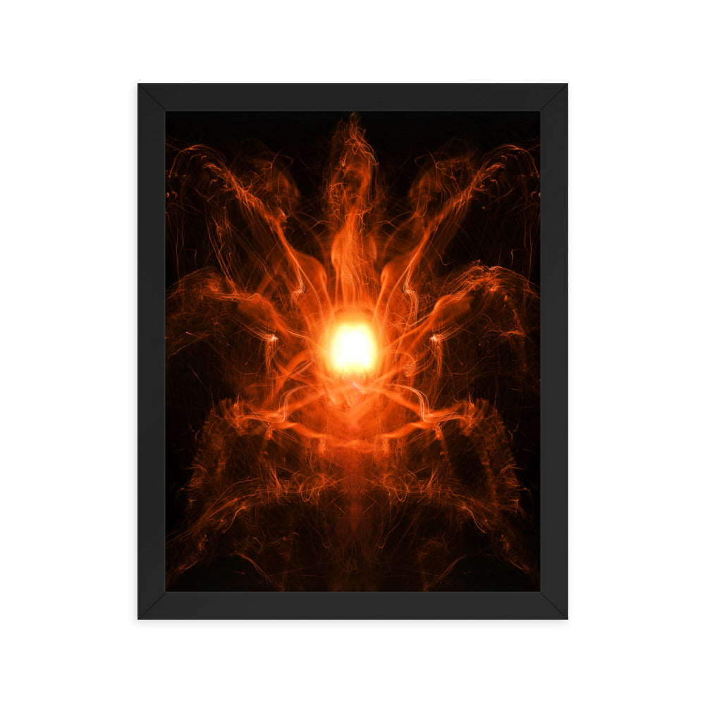 Eruption Framed poster