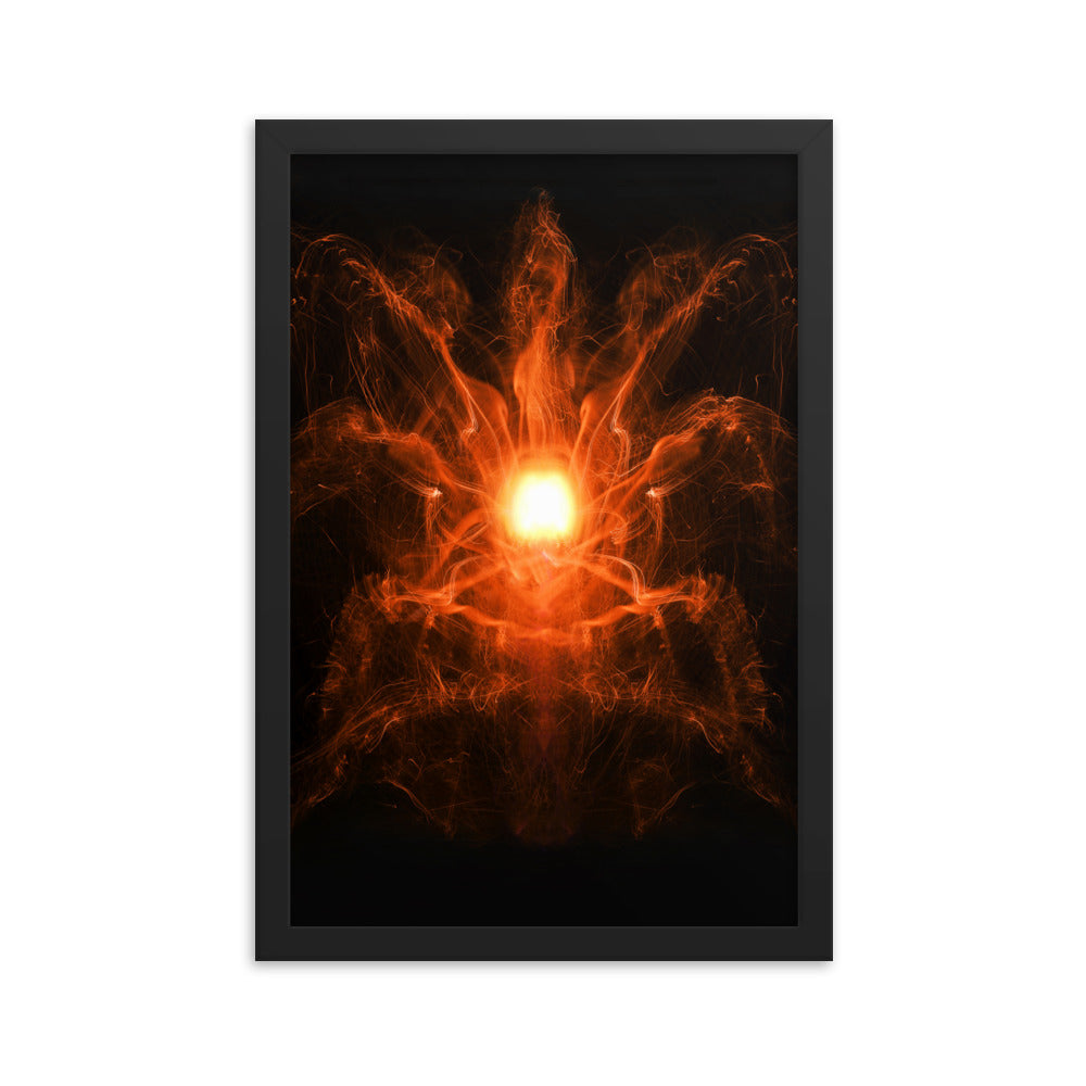 Eruption Framed poster