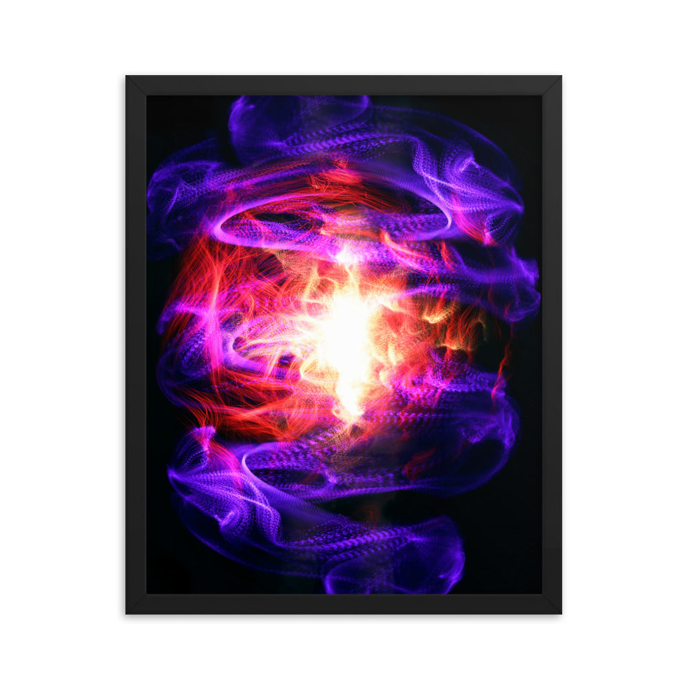 Color Bomb Framed poster