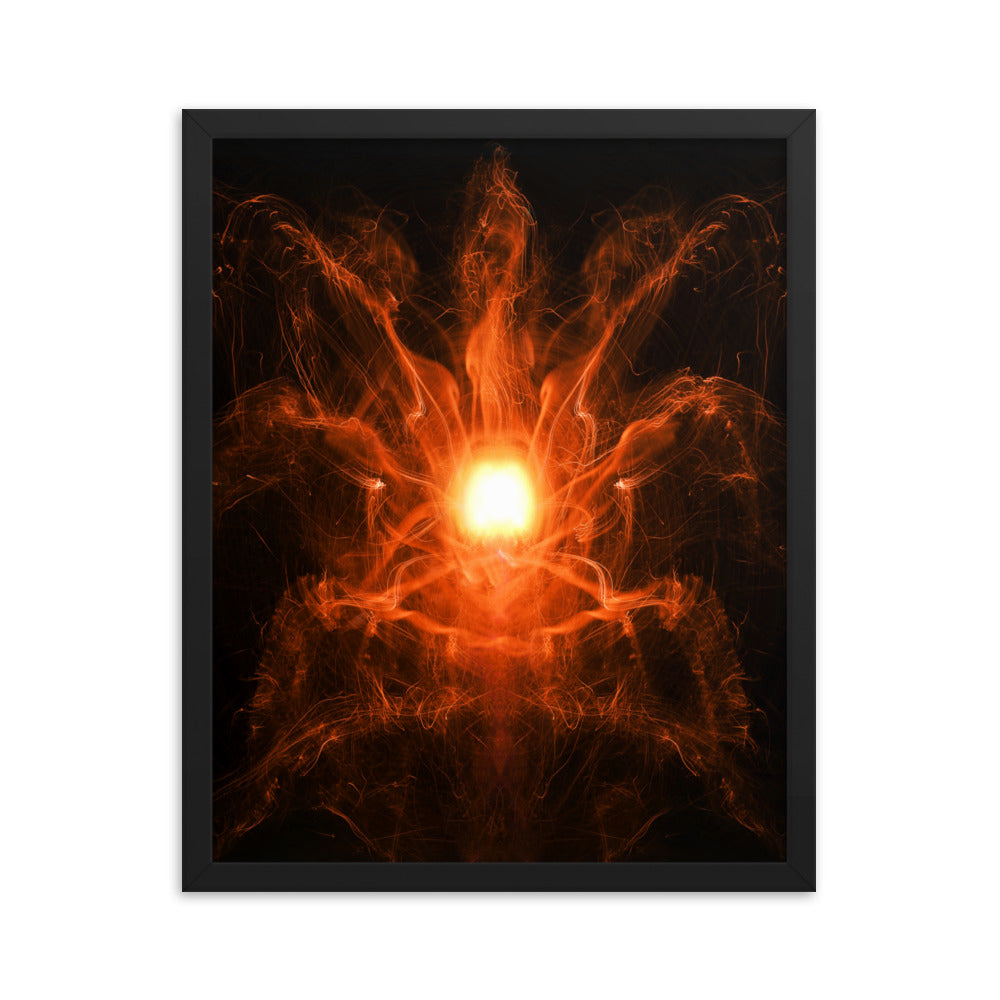 Eruption Framed poster