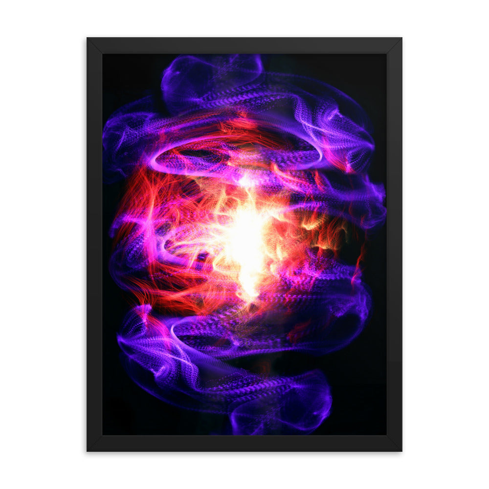 Color Bomb Framed poster