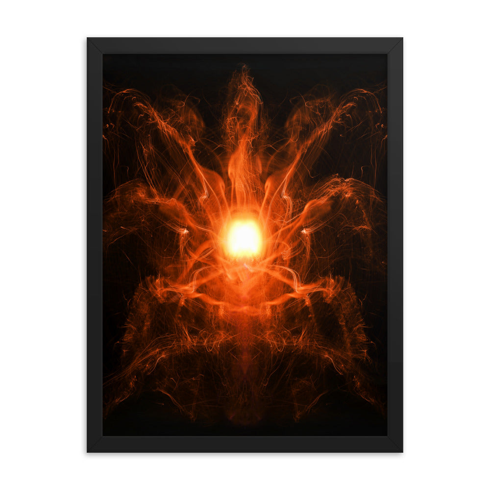 Eruption Framed poster