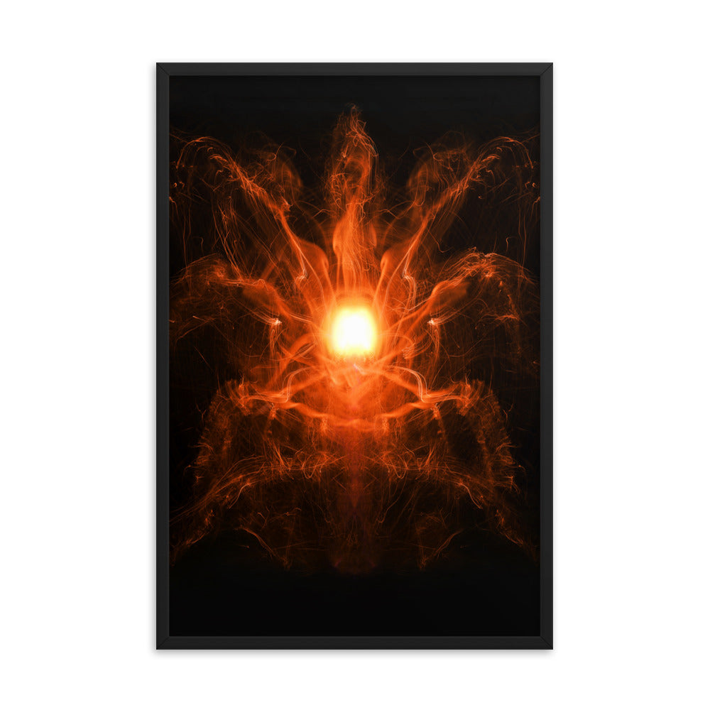 Eruption Framed poster