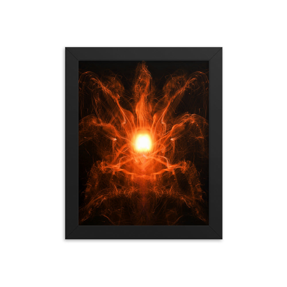 Eruption Framed poster