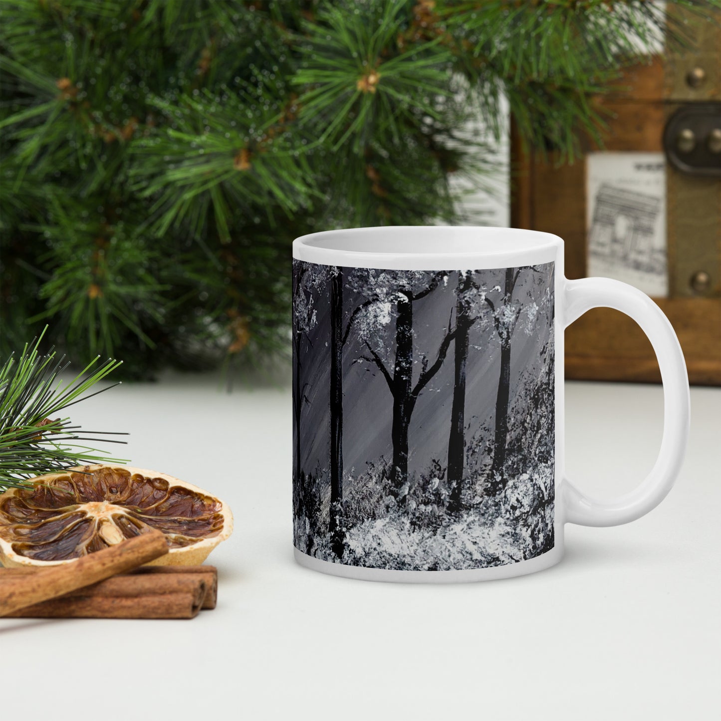 Snowy Forest mug