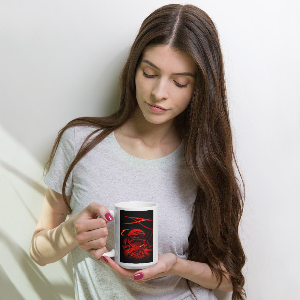 Red Crystal Ball mug